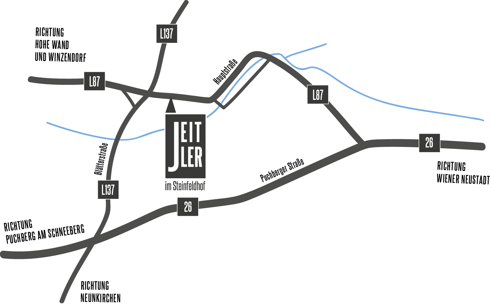 Jeitler im Steinfeldhof - Lageplan